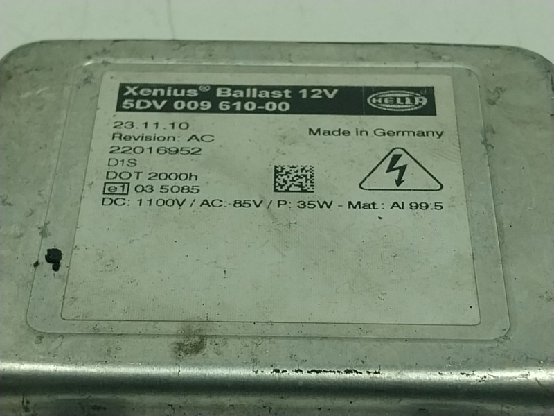 Recambio de centralita faros xenon para bmw x6 (e71, e72) xdrive 40 d referencia OEM IAM  5DV00961000 