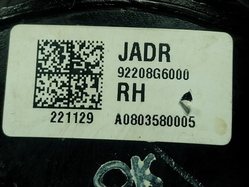 Recambio de faro antiniebla derecho para kia picanto iii (ja) 1.0 referencia OEM IAM  92208G6000 