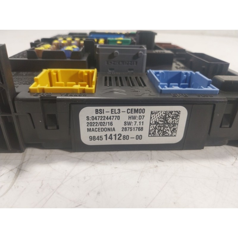 Recambio de caja reles / fusibles para peugeot expert furgoneta (v_) 1.5 bluehdi 100 referencia OEM IAM  984514128000 