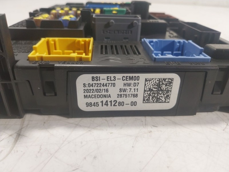 Recambio de caja reles / fusibles para peugeot expert furgoneta (v_) 1.5 bluehdi 100 referencia OEM IAM  984514128000 