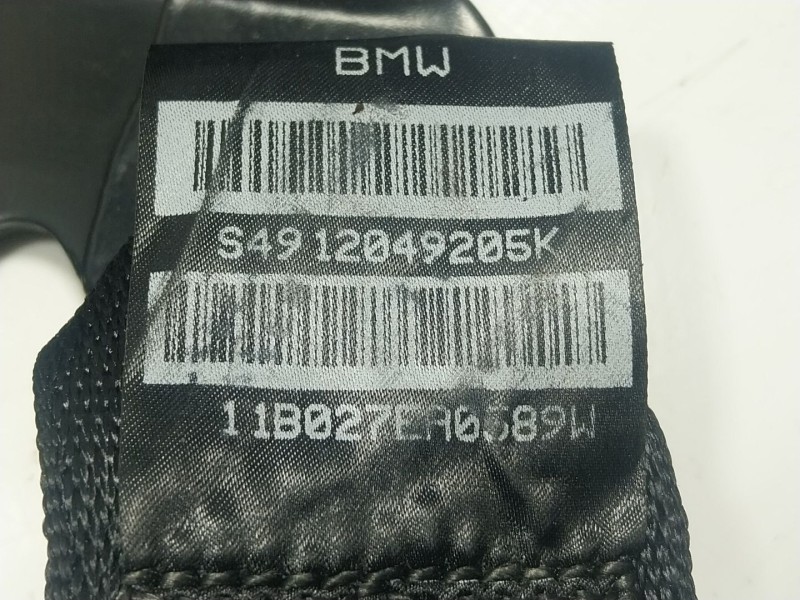 Recambio de cinturon seguridad trasero derecho para bmw x6 (e71, e72) xdrive 40 d referencia OEM IAM  4912049205 