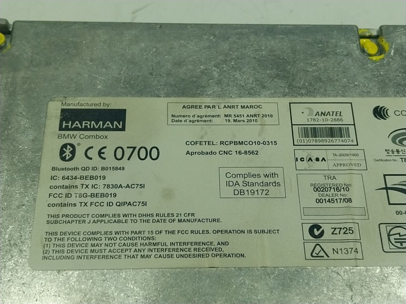 Recambio de modulo electronico para bmw x6 (e71, e72) xdrive 40 d referencia OEM IAM  925174801 