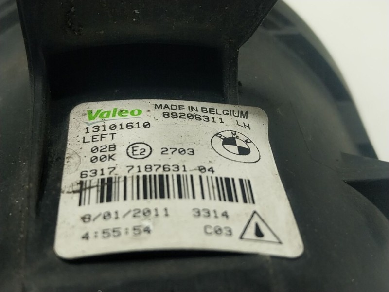 Recambio de faro antiniebla izquierdo para bmw x6 (e71, e72) xdrive 40 d referencia OEM IAM  89206311 