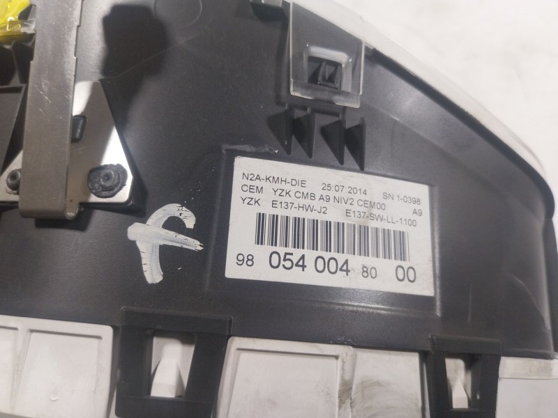 Recambio de cuadro instrumentos para peugeot 208 i (ca_, cc_) 1.4 hdi referencia OEM IAM 9805400480 980540048000 