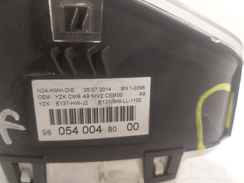 Recambio de cuadro instrumentos para peugeot 208 i (ca_, cc_) 1.4 hdi referencia OEM IAM 9805400480 980540048000 