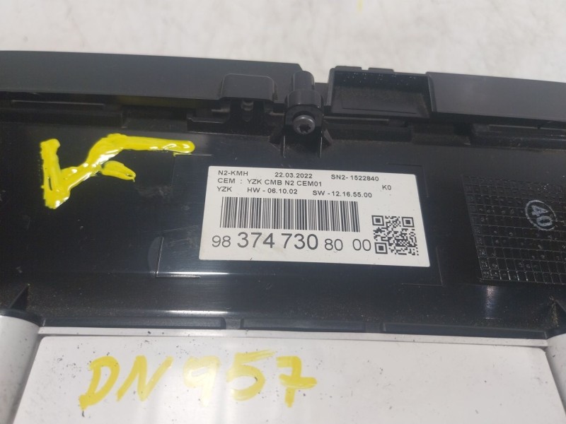 Recambio de cuadro instrumentos para peugeot expert furgoneta (v_) 1.5 bluehdi 100 referencia OEM IAM  983747308000 