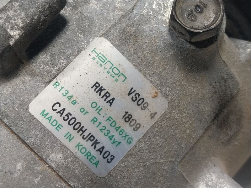 Recambio de compresor aire acondicionado para kia picanto iii (ja) 1.0 referencia OEM IAM  CA500HJPKA03 