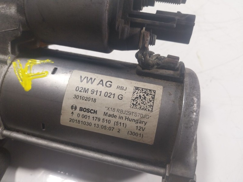 Recambio de motor arranque para skoda fabia iii (nj3) 1.0 referencia OEM IAM 02M911021G 02M911021G 