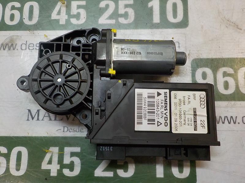 Recambio de motor elevalunas delantero derecho para audi a4 berlina (8e) 1.9 tdi referencia OEM IAM 8E2959802E 8E2959802F 