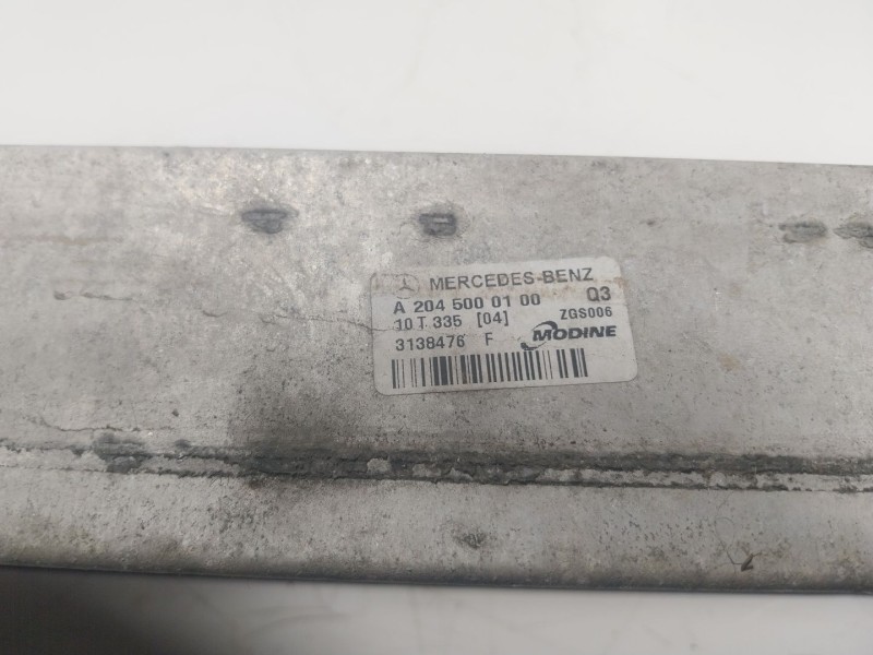 Recambio de intercooler para mercedes-benz clase c (w204) c 220 cdi (204.008) referencia OEM IAM A2045000100 A2045000100 
