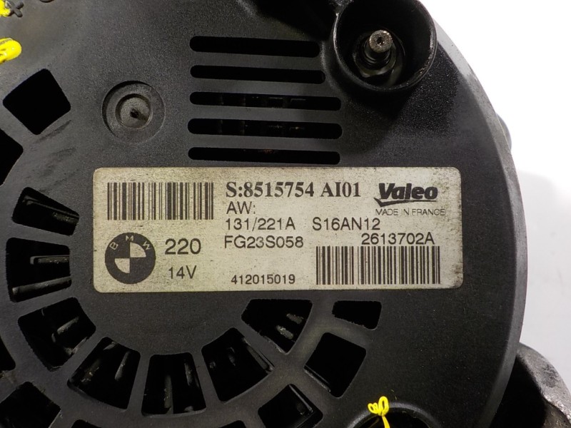 Recambio de alternador para bmw serie 5 lim. (f10) 530d xdrive referencia OEM IAM 12318516094 8515754AI01 