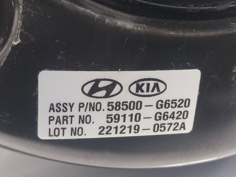 Recambio de servofreno para kia picanto iii (ja) 1.0 referencia OEM IAM  58500G6520 