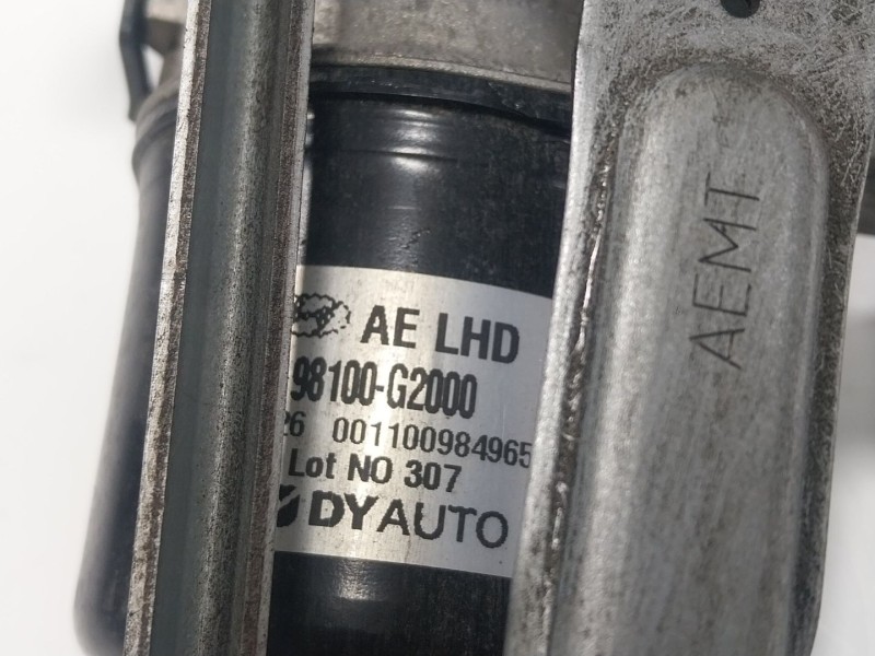 Recambio de motor limpia delantero para hyundai ioniq (ae) 1.6 gdi hybrid referencia OEM IAM  98100G2000 