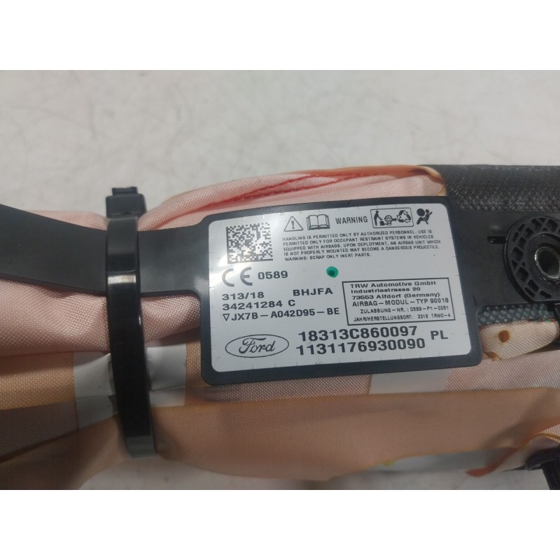 Recambio de airbag cortina delantero izquierdo para ford focus iv (hn) 1.0 ecoboost referencia OEM IAM 2474206 JX7BA042D95BE 