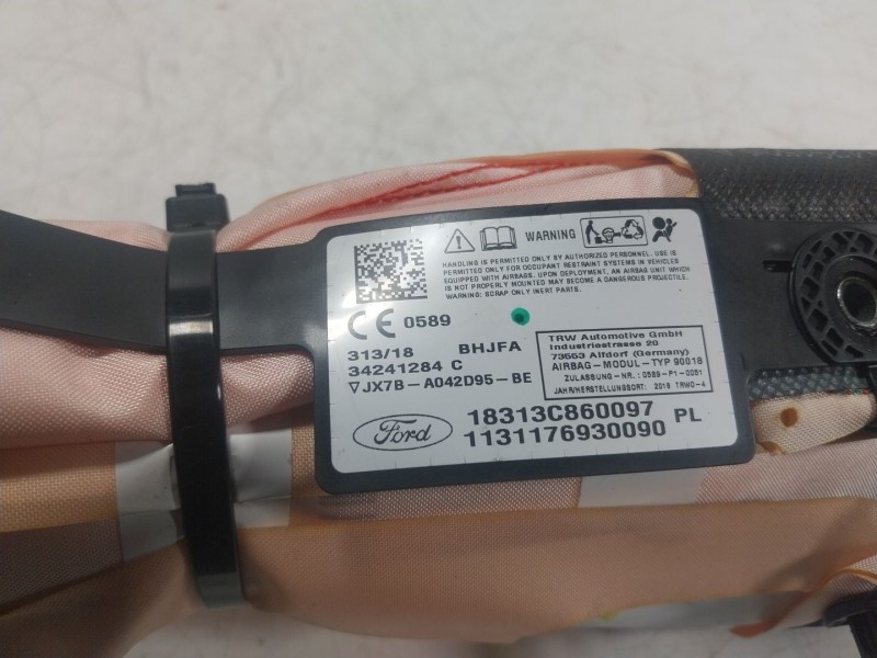 Recambio de airbag cortina delantero izquierdo para ford focus iv (hn) 1.0 ecoboost referencia OEM IAM 2474206 JX7BA042D95BE 
