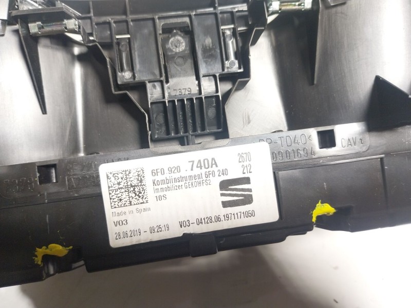 Recambio de cuadro instrumentos para seat ibiza (kj1) 1.0 tsi referencia OEM IAM 5F0419091AZP8 6F0920740A 5F0419091A