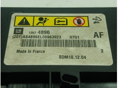 Recambio de centralita airbag para opel astra j (p10) 1.7 cdti (68) referencia OEM IAM  13574896  2