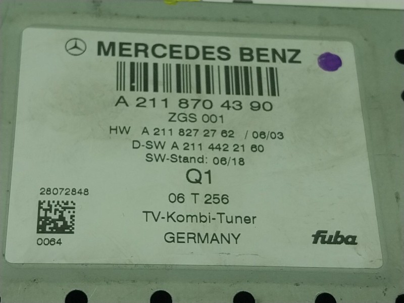 Recambio de modulo electronico para mercedes-benz clase r (w251) 3.0 cdi cat referencia OEM IAM  A2118704390 