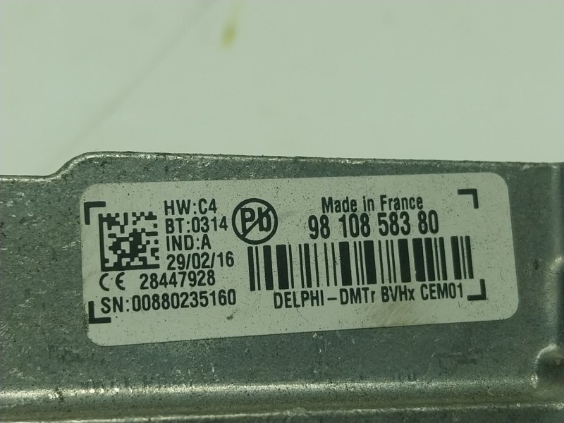 Recambio de modulo electronico para peugeot 508 i (8d_) 1.6 bluehdi 120 referencia OEM IAM  9810858380 