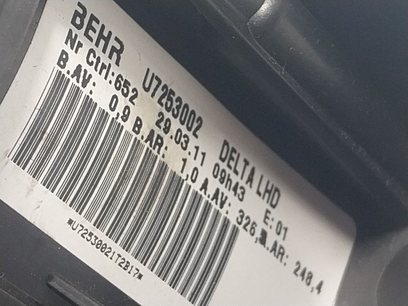 Recambio de motor calefaccion para opel astra j (p10) 1.7 cdti (68) referencia OEM IAM  U7253002 