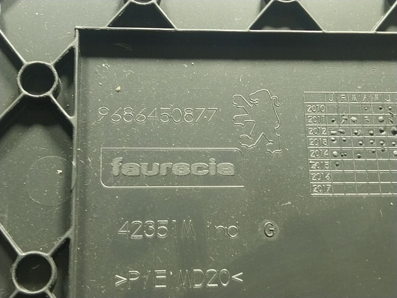 Recambio de guantera para peugeot 508 i (8d_) 1.6 bluehdi 120 referencia OEM IAM  9686450877 