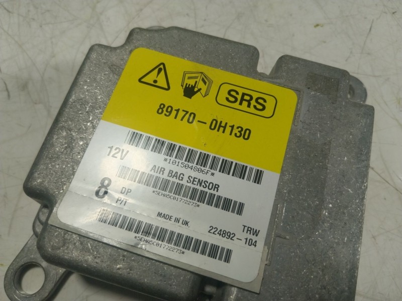 Recambio de centralita airbag para toyota aygo (_b4_) 1.0 (kgb40) referencia OEM IAM 891700H130 891700H130 