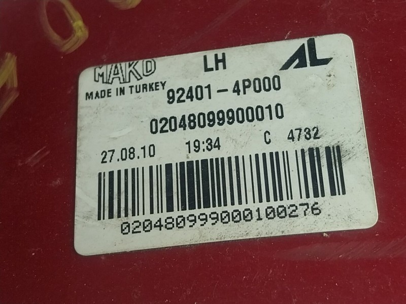 Recambio de piloto trasero izquierdo para hyundai i20 i (pb, pbt) 1.4 crdi referencia OEM IAM  924014P000 