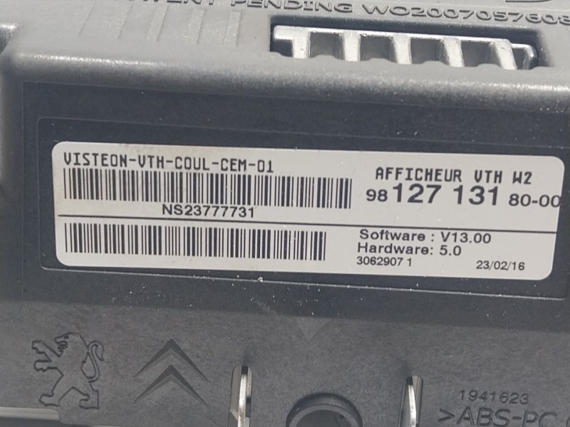 Recambio de cuadro instrumentos para peugeot 508 i (8d_) 1.6 bluehdi 120 referencia OEM IAM  981271318000 