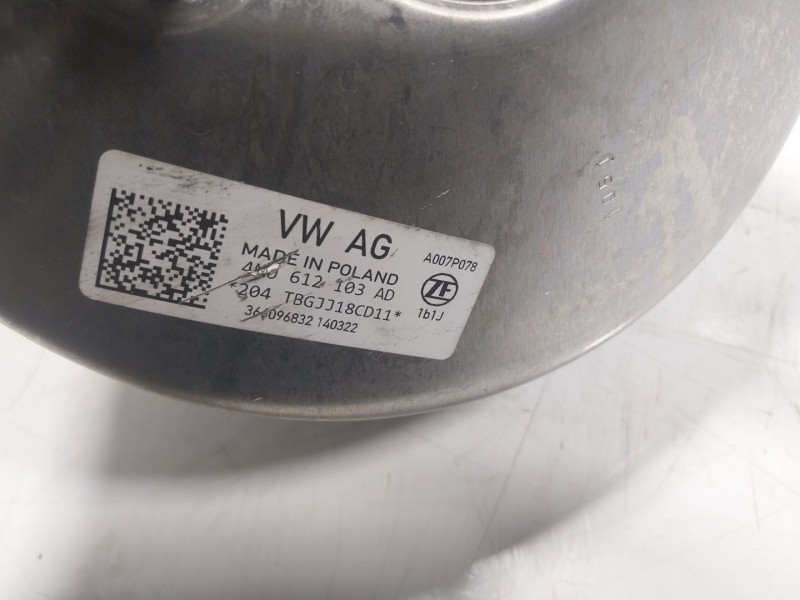 Recambio de servofreno para audi q7 4mg 3.0 v6 24v tdi referencia OEM IAM 4M0612107G 4M0612103AD 