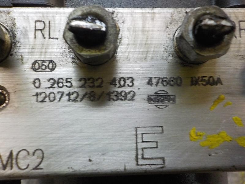 Recambio de abs para nissan nv 200 (m20) 1.5 dci cat referencia OEM IAM 47660JX56A 47660JX50A 0265232403