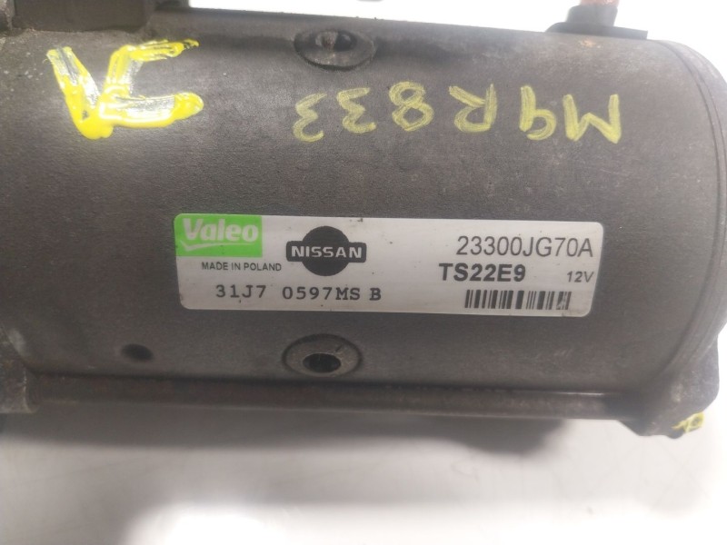 Recambio de motor arranque para nissan qashqai (j10) tekna referencia OEM IAM  23300JG70A 
