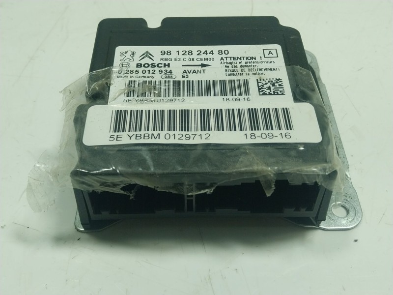 Recambio de centralita airbag para citroën c4 cactus 1.2 vti 82 referencia OEM IAM  9812824480 