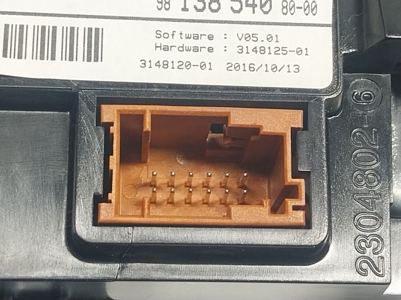 Recambio de cuadro instrumentos para citroën c4 cactus 1.2 vti 82 referencia OEM IAM  9813854080 