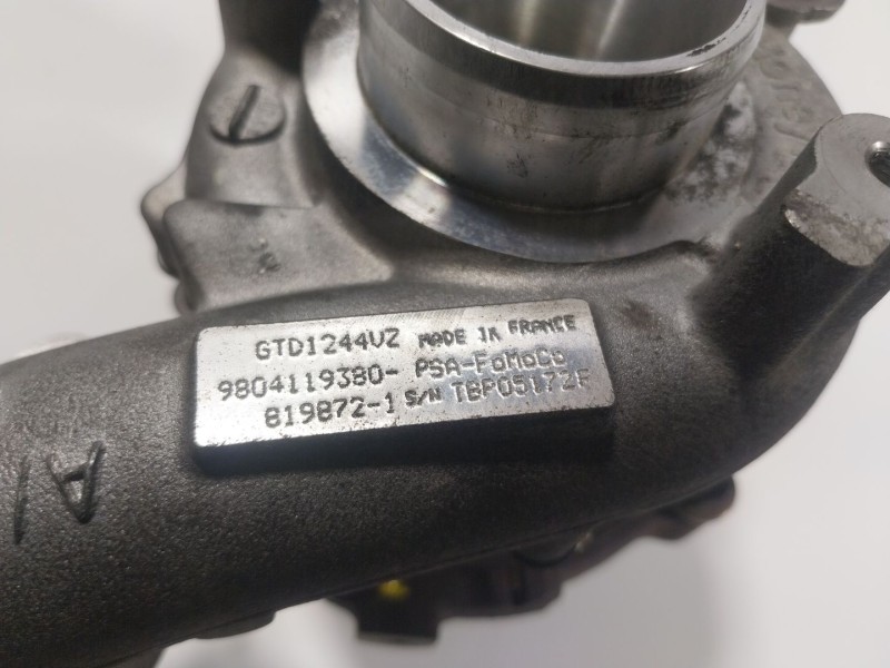 Recambio de turbocompresor para peugeot 508 i (8d_) 1.6 bluehdi 120 referencia OEM IAM  9804119380 