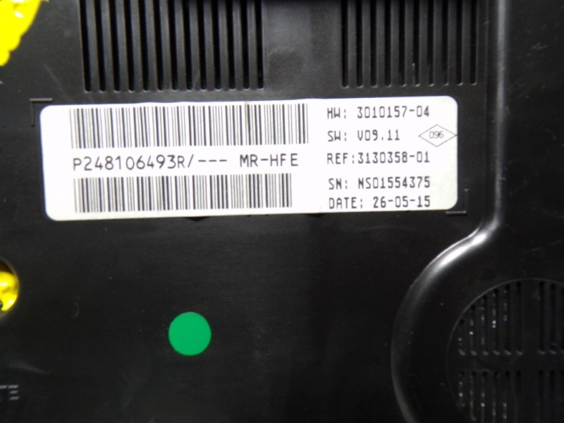 Recambio de cuadro instrumentos para renault kadjar 1.6 dci diesel fap energy referencia OEM IAM 248103271R P248106493R 