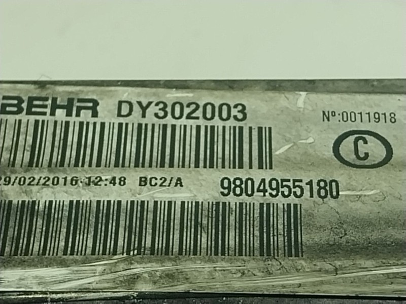 Recambio de intercooler para peugeot 508 i (8d_) 1.6 bluehdi 120 referencia OEM IAM 9804955180 9804955180 