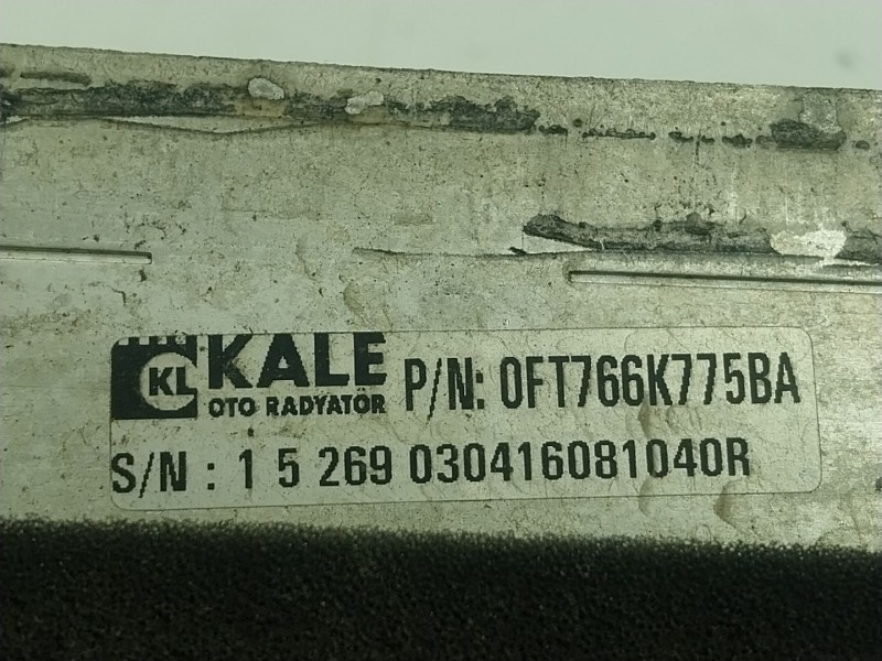 Recambio de intercooler para ford tourneo courier b460 monospace 1.5 tdci referencia OEM IAM 1882817  