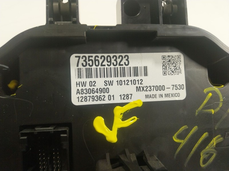 Recambio de mando climatizador para fiat 500 (312_) 1.2 (312axa1a) referencia OEM IAM  735629323 