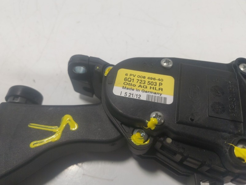 Recambio de potenciometro pedal para volkswagen polo v (6r1, 6c1) 1.6 tdi referencia OEM IAM  6Q1723503P 