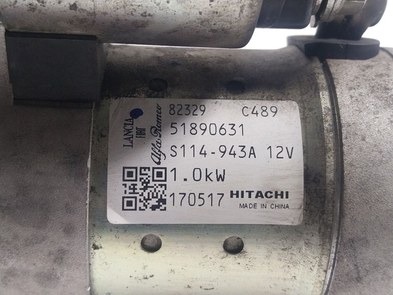 Recambio de motor arranque para fiat 500 (312_) 1.2 (312axa1a) referencia OEM IAM  82329C489 