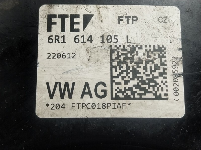 Recambio de servofreno para volkswagen polo v (6r1, 6c1) 1.6 tdi referencia OEM IAM 6R1614106G 6R1614105L 