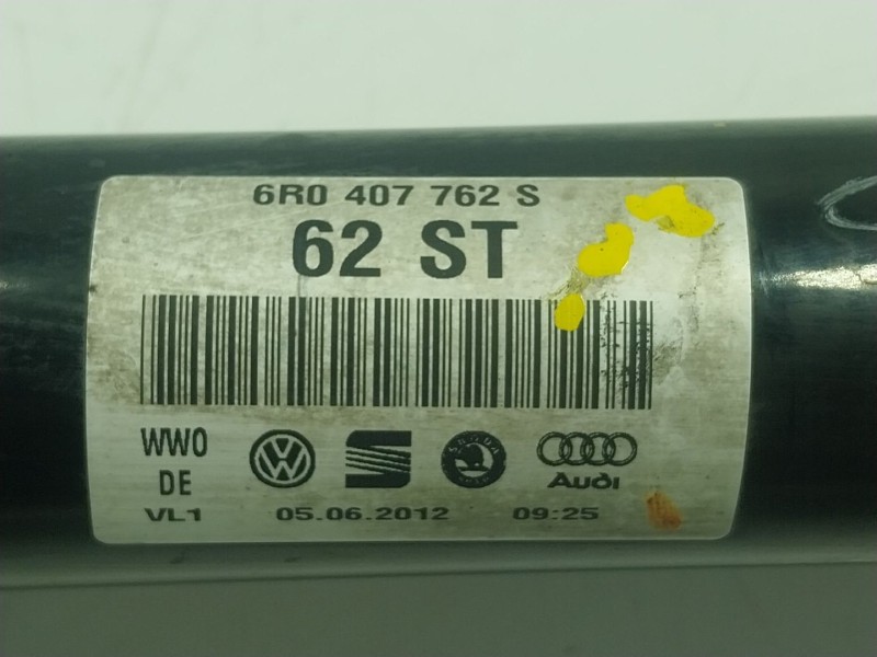 Recambio de transmision derecha para volkswagen polo v (6r1, 6c1) 1.6 tdi referencia OEM IAM 6R0407764M 6R0407762S 