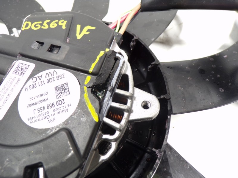 Recambio de electroventilador para seat ibiza (kj1) 1.0 tsi referencia OEM IAM 2Q0121203H 2Q0959455J 