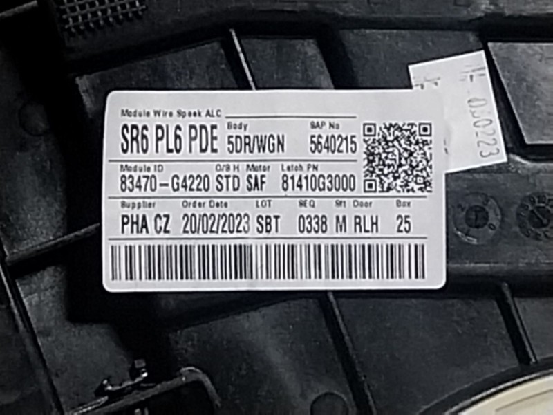 Recambio de elevalunas trasero izquierdo para hyundai i30 (pde, pd, pden) 2.0 n referencia OEM IAM  83470G4220 