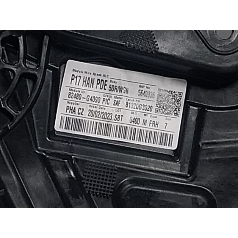 Recambio de elevalunas delantero derecho para hyundai i30 (pde, pd, pden) 2.0 n referencia OEM IAM  82480G4090 