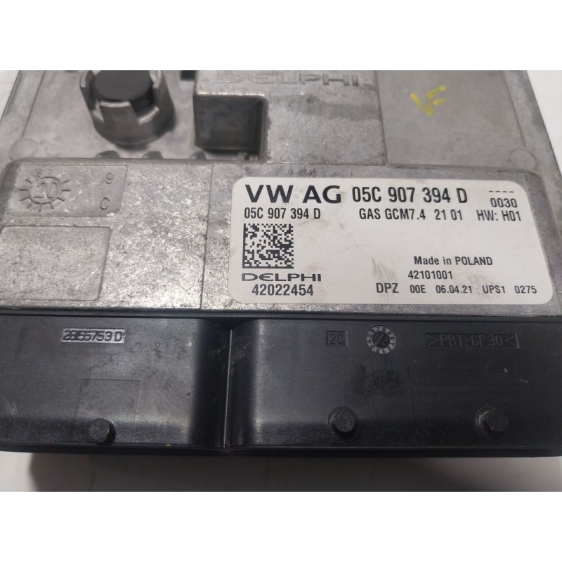 Recambio de centralita motor uce para volkswagen t-cross (c11, d31) 1.0 tsi referencia OEM IAM 05C906032M2GC 05C907394D 