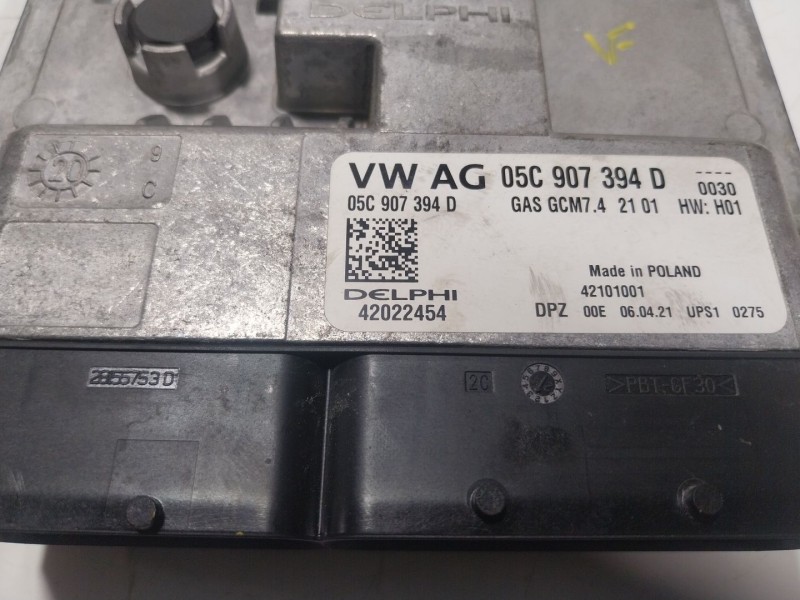 Recambio de centralita motor uce para volkswagen t-cross (c11, d31) 1.0 tsi referencia OEM IAM 05C906032M2GC 05C907394D 