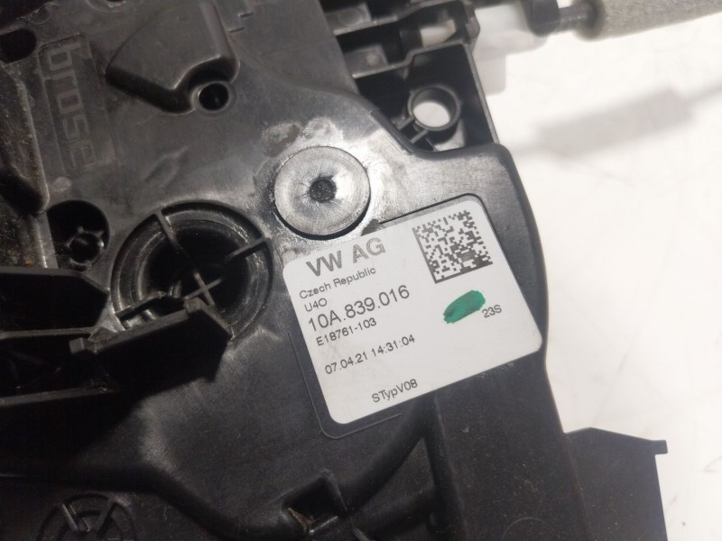 Recambio de cerradura puerta trasera derecha para volkswagen t-cross (c11, d31) 1.0 tsi referencia OEM IAM 10A839016 10A839016 