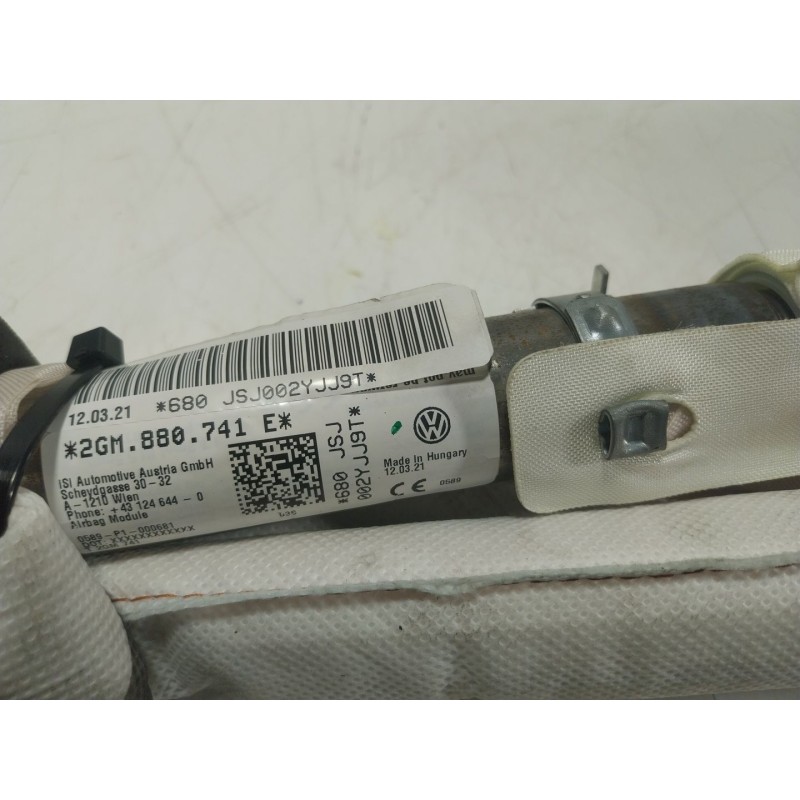 Recambio de airbag cortina delantero izquierdo para volkswagen t-cross (c11, d31) 1.0 tsi referencia OEM IAM 2GM880741E 2GM88074