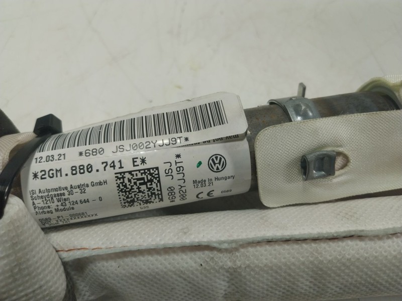 Recambio de airbag cortina delantero izquierdo para volkswagen t-cross (c11, d31) 1.0 tsi referencia OEM IAM 2GM880741E 2GM88074